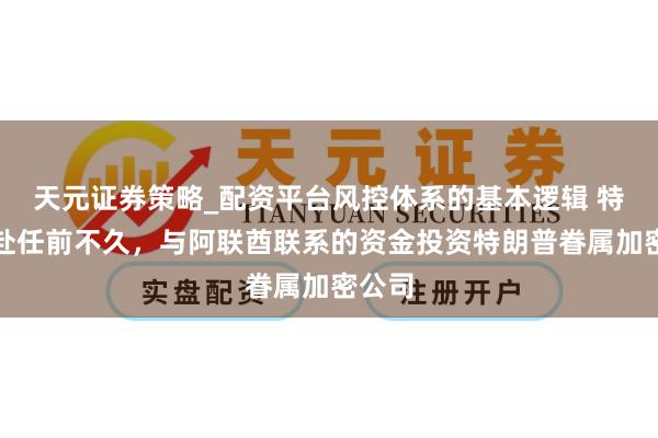 天元证券策略_配资平台风控体系的基本逻辑 特朗普赴任前不久，与阿联酋联系的资金投资特朗普眷属加密公司